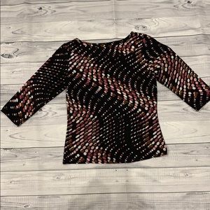 j.t.b. Top with 3/4 Sleeves